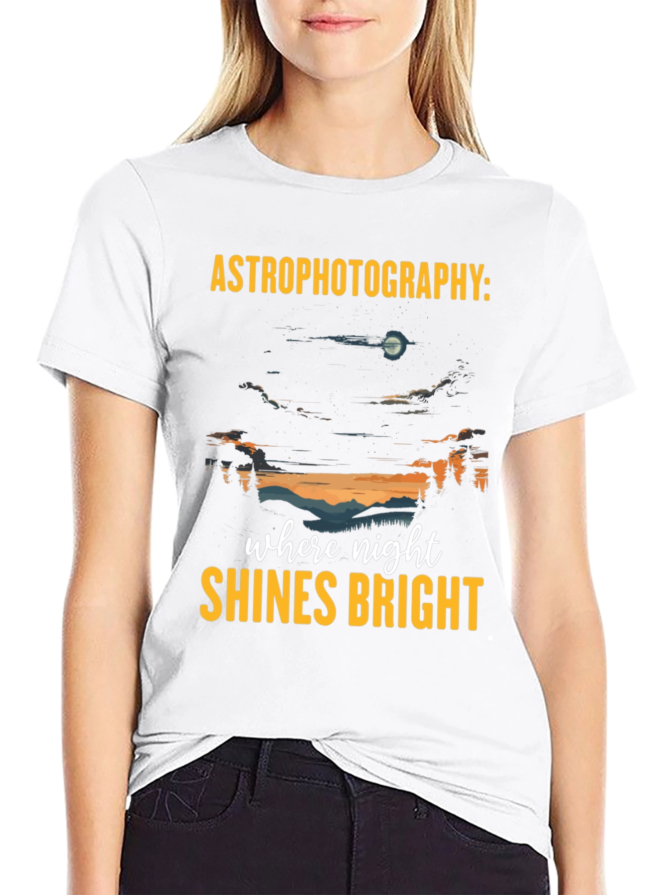 Astrophotography T-Shirt: Night Sky Graphic Tee