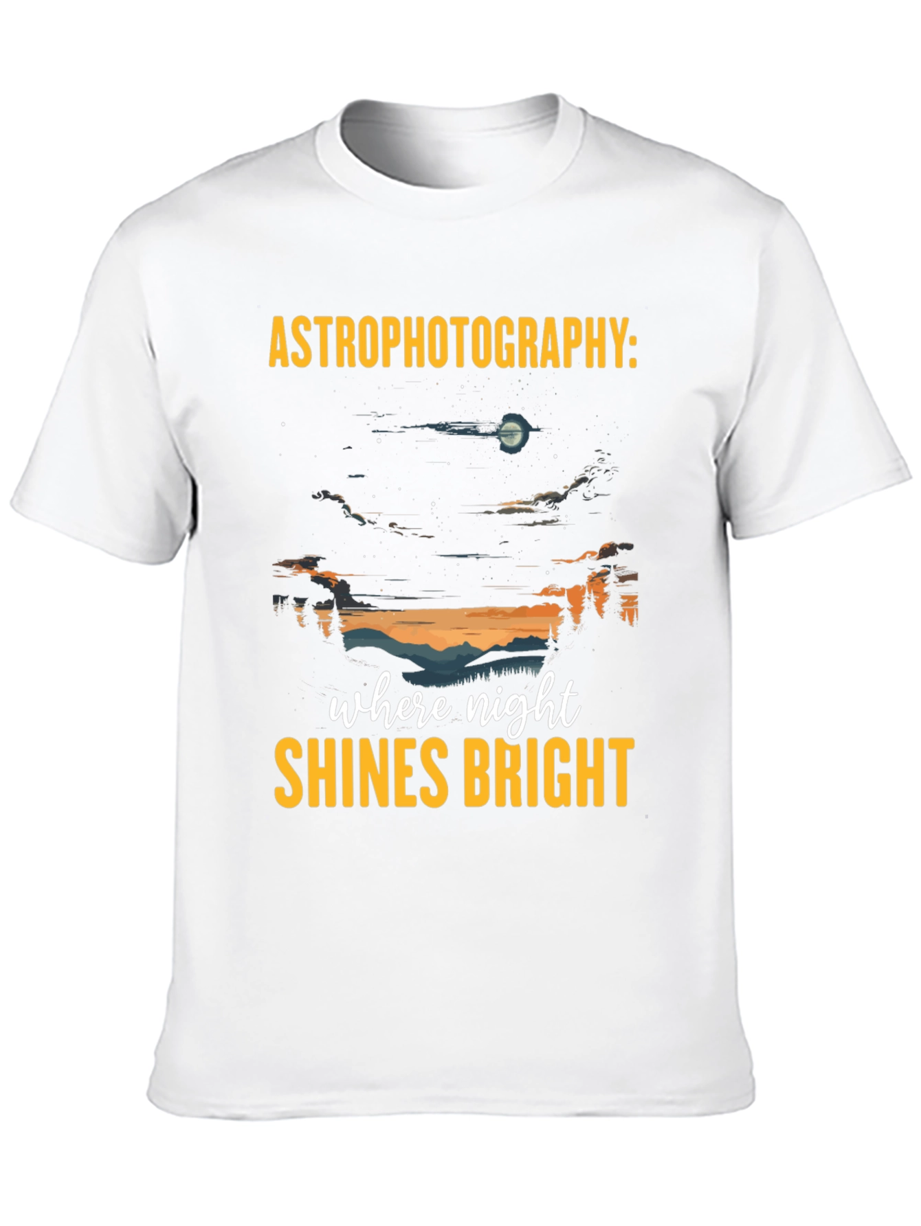 Astrophotography T-Shirt: Night Sky Graphic Tee