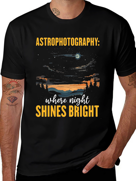 Astrophotography T-Shirt: Night Sky Graphic Tee