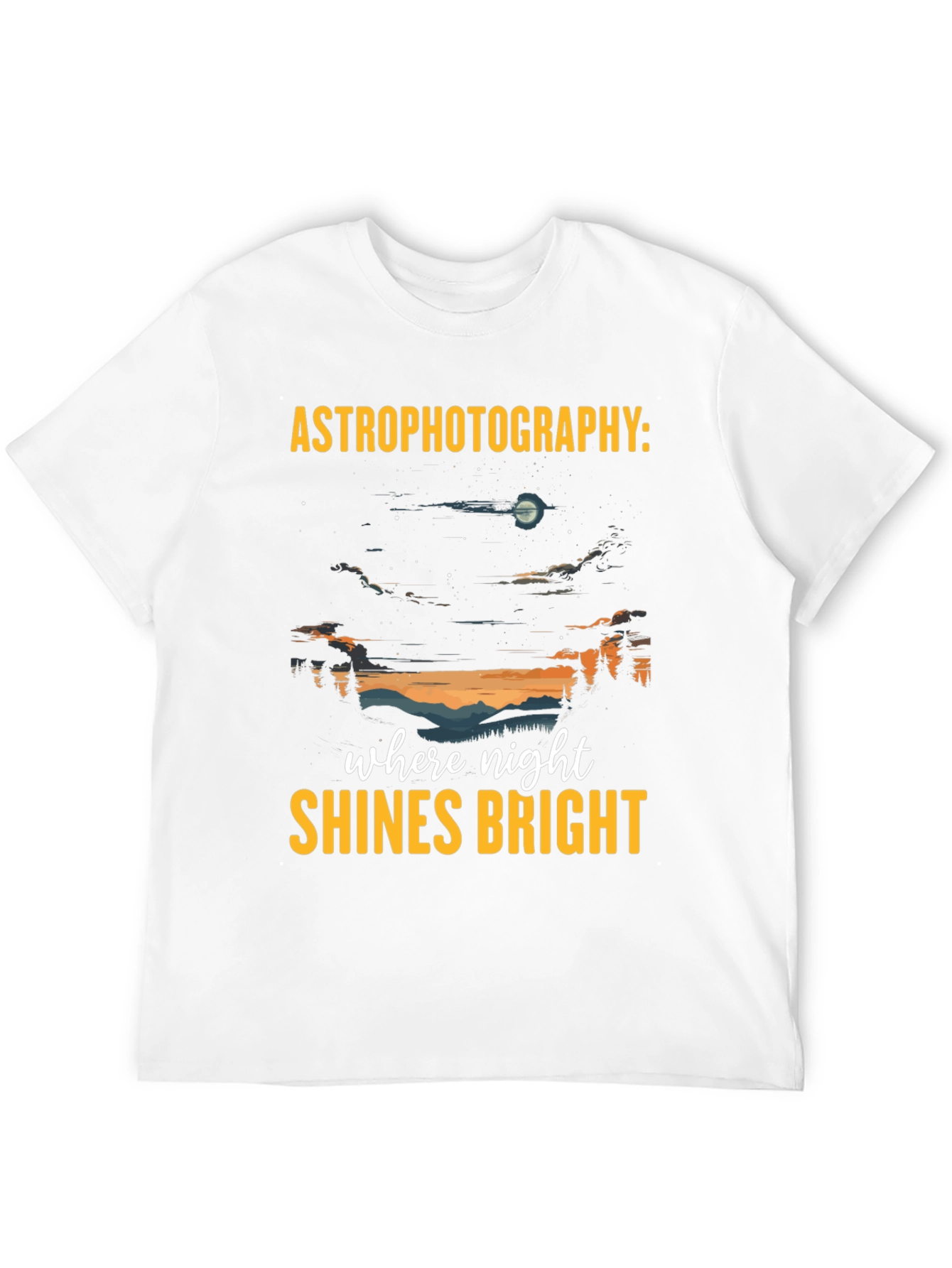 Astrophotography T-Shirt: Night Sky Graphic Tee