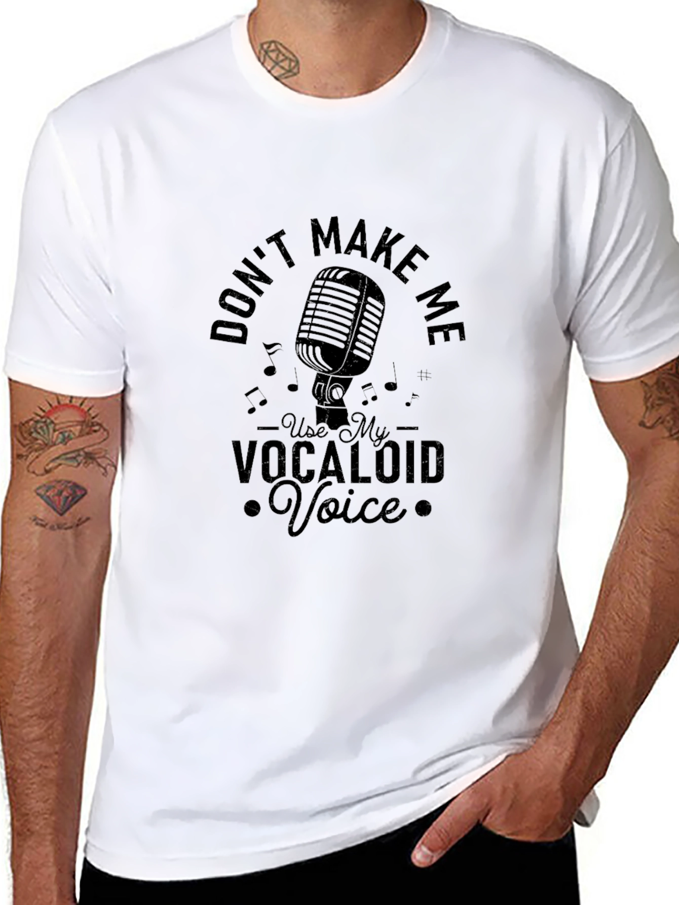 Dont Make Me Use My Vocaloid Voice T-Shirt