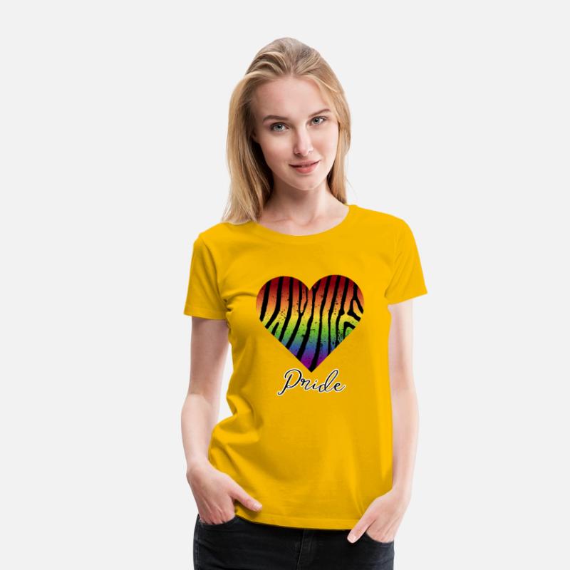 LGBTQ+Pride Rainbow heart-pattern tiger leather