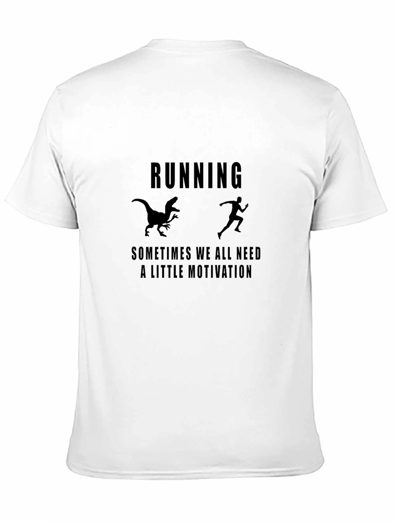 Running Motivation T-Shirt - Raptor Chase Design