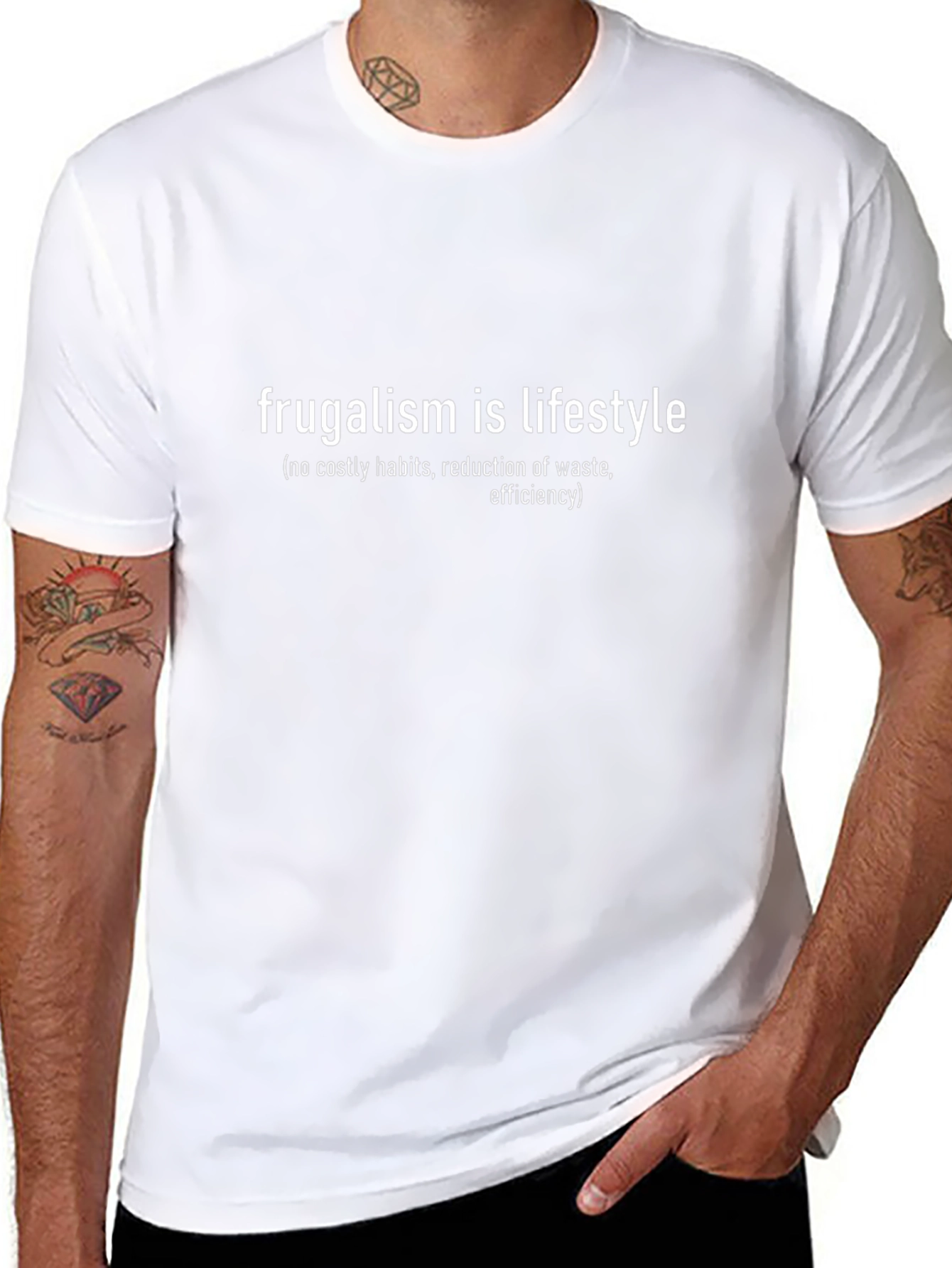 Frugal Lifestyle Tee - Stylish and Efficient
