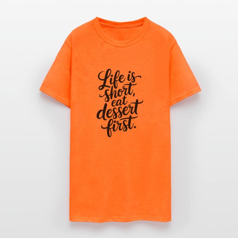 Life is short eat dessert first pastry chef tee