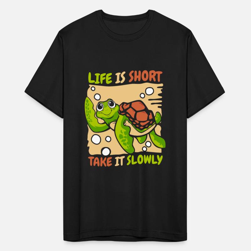 Life Is Short Take It Slowly Red-Eared Slider