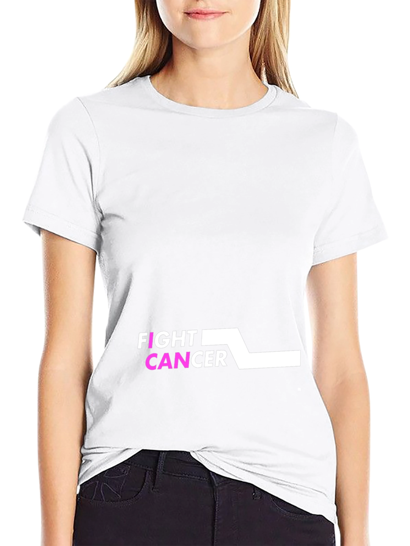 Fight Cancer Black Tee