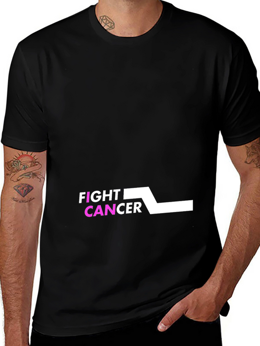 Fight Cancer Black Tee