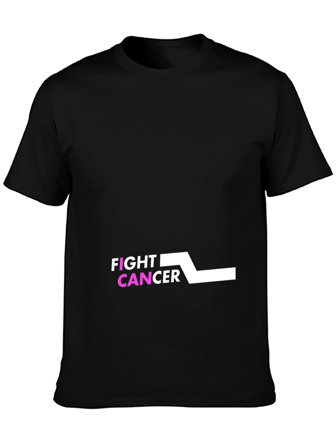 Fight Cancer Black Tee