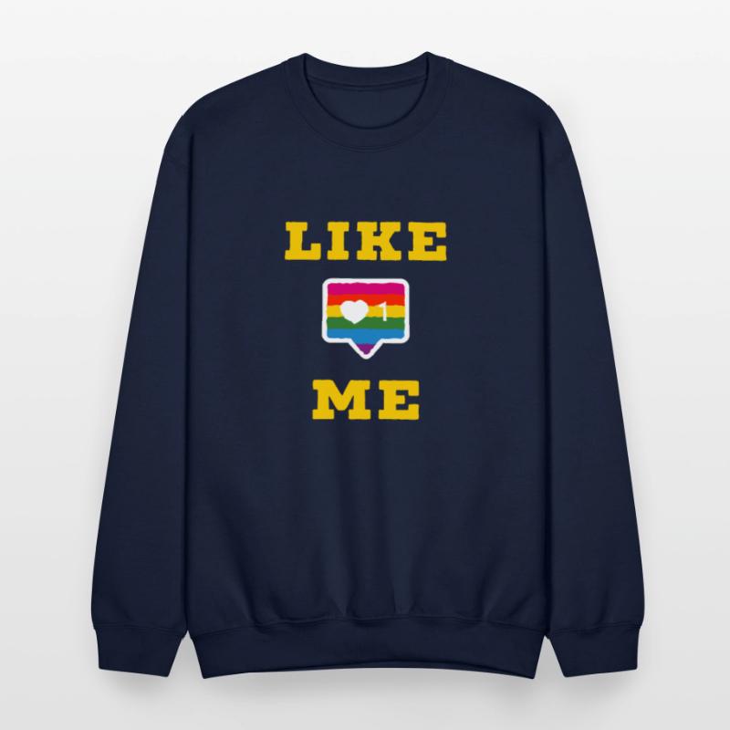 Like Me Social Media Icon with Heart icon