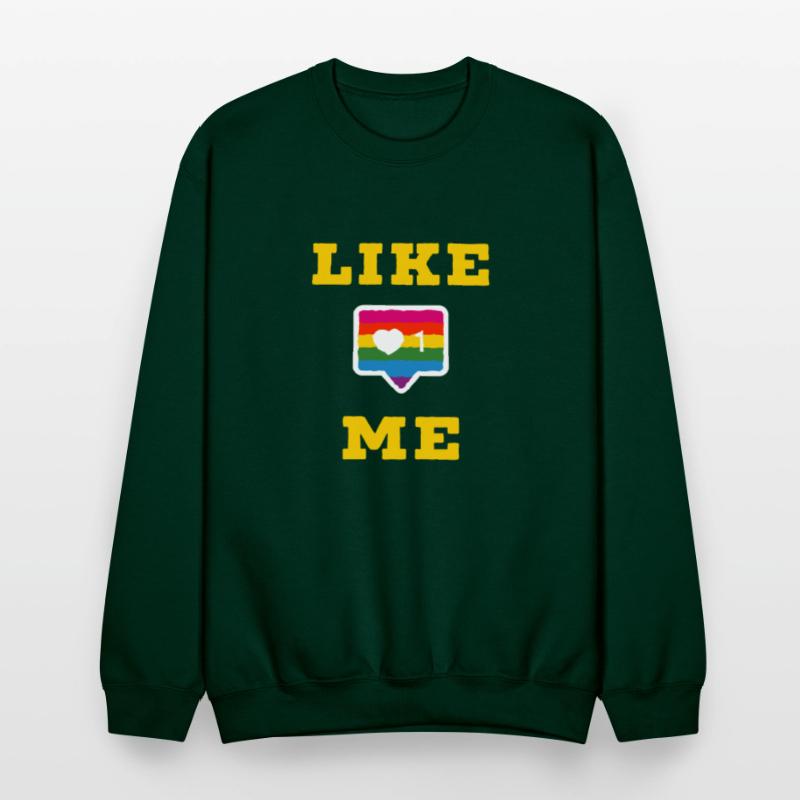 Like Me Social Media Icon with Heart icon