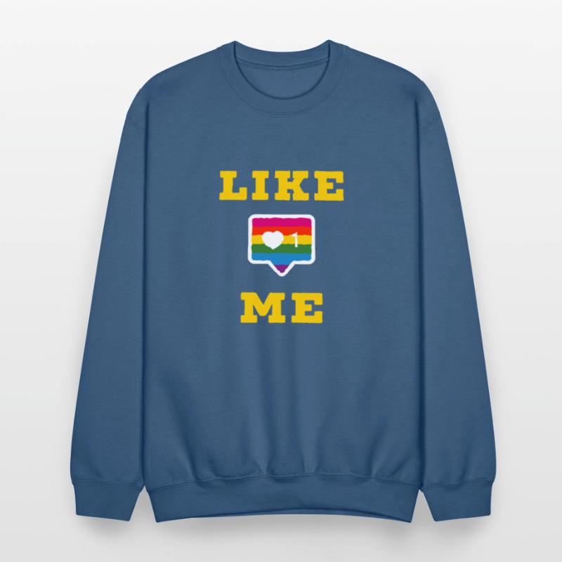 Like Me Social Media Icon with Heart icon