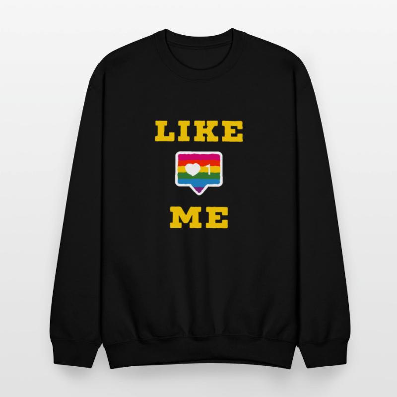 Like Me Social Media Icon with Heart icon