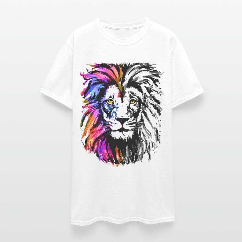 Lion Head Portrait Drawing - Cool Lion