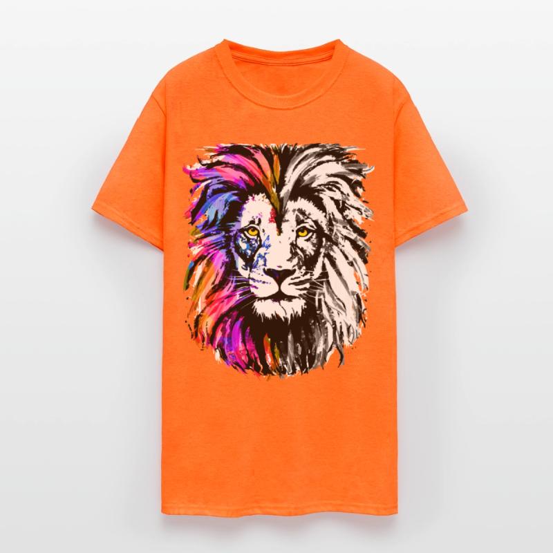 Lion Head Portrait Drawing - Cool Lion