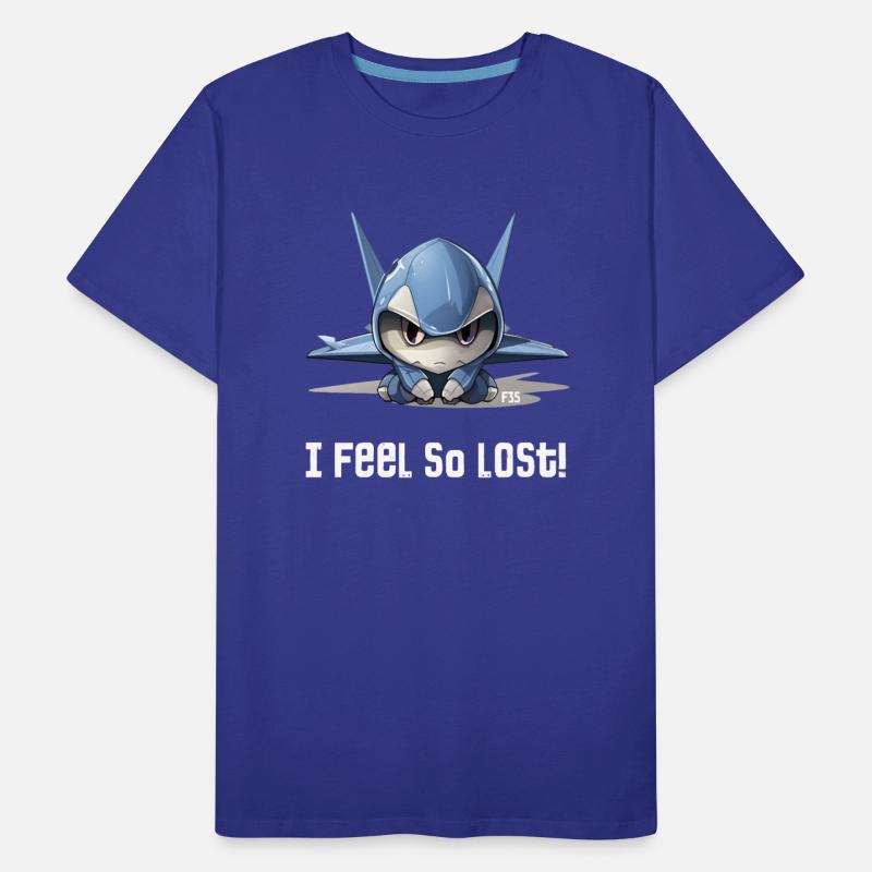 Little Lost Cute F35 Fighter Plane Illustration