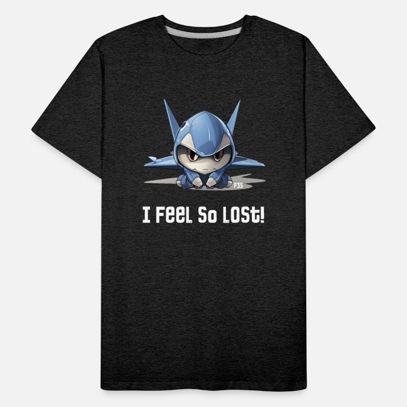 Little Lost Cute F35 Fighter Plane Illustration