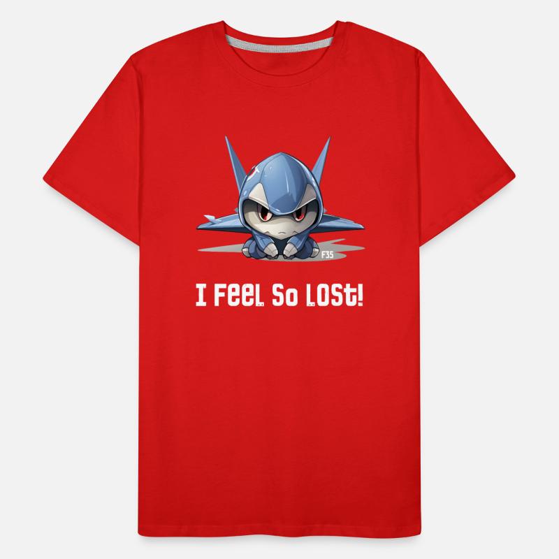 Little Lost Cute F35 Fighter Plane Illustration