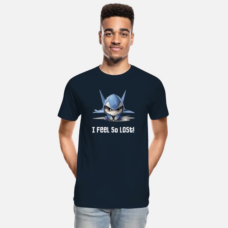 Little Lost Cute F35 Fighter Plane Illustration