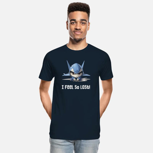 Little Lost Cute F35 Fighter Plane Illustration