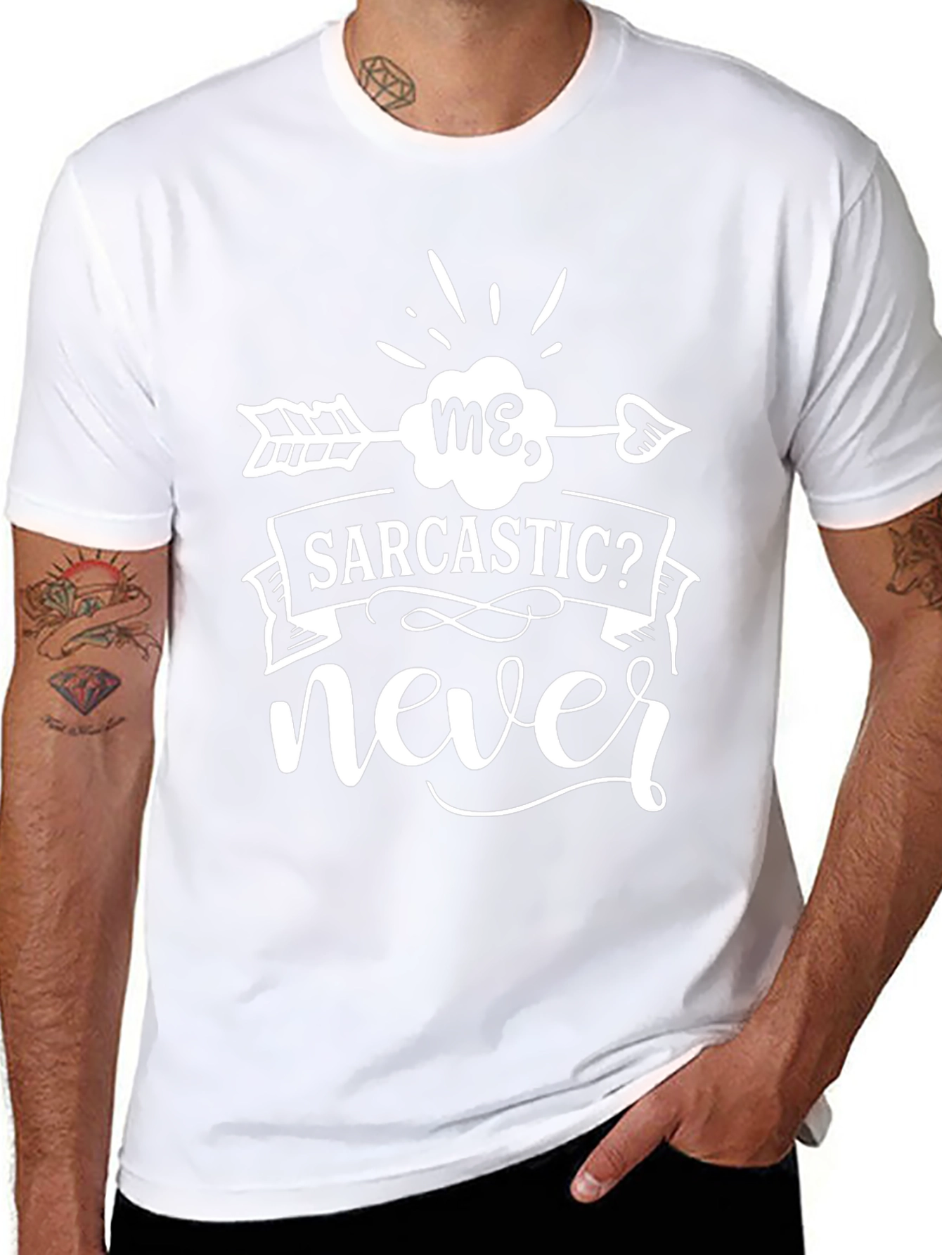 Sarcastic? Never - Graphic Tee