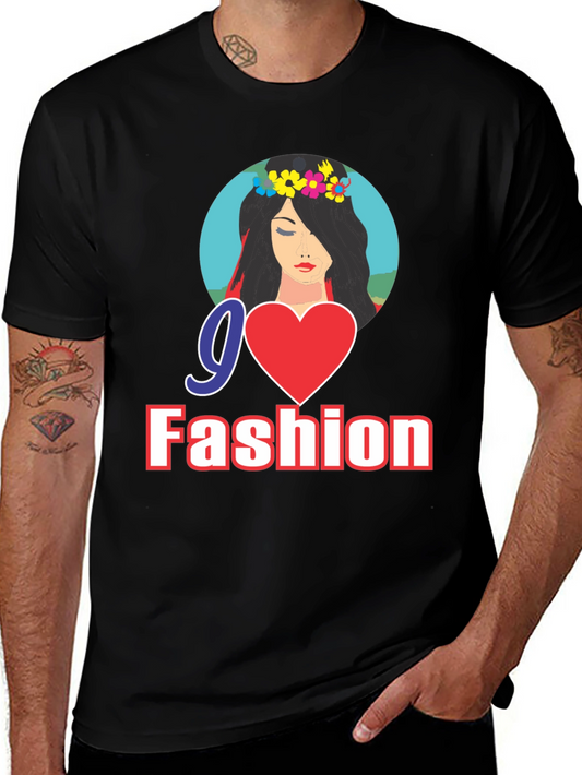 Go Fashion Black Graphic Tee