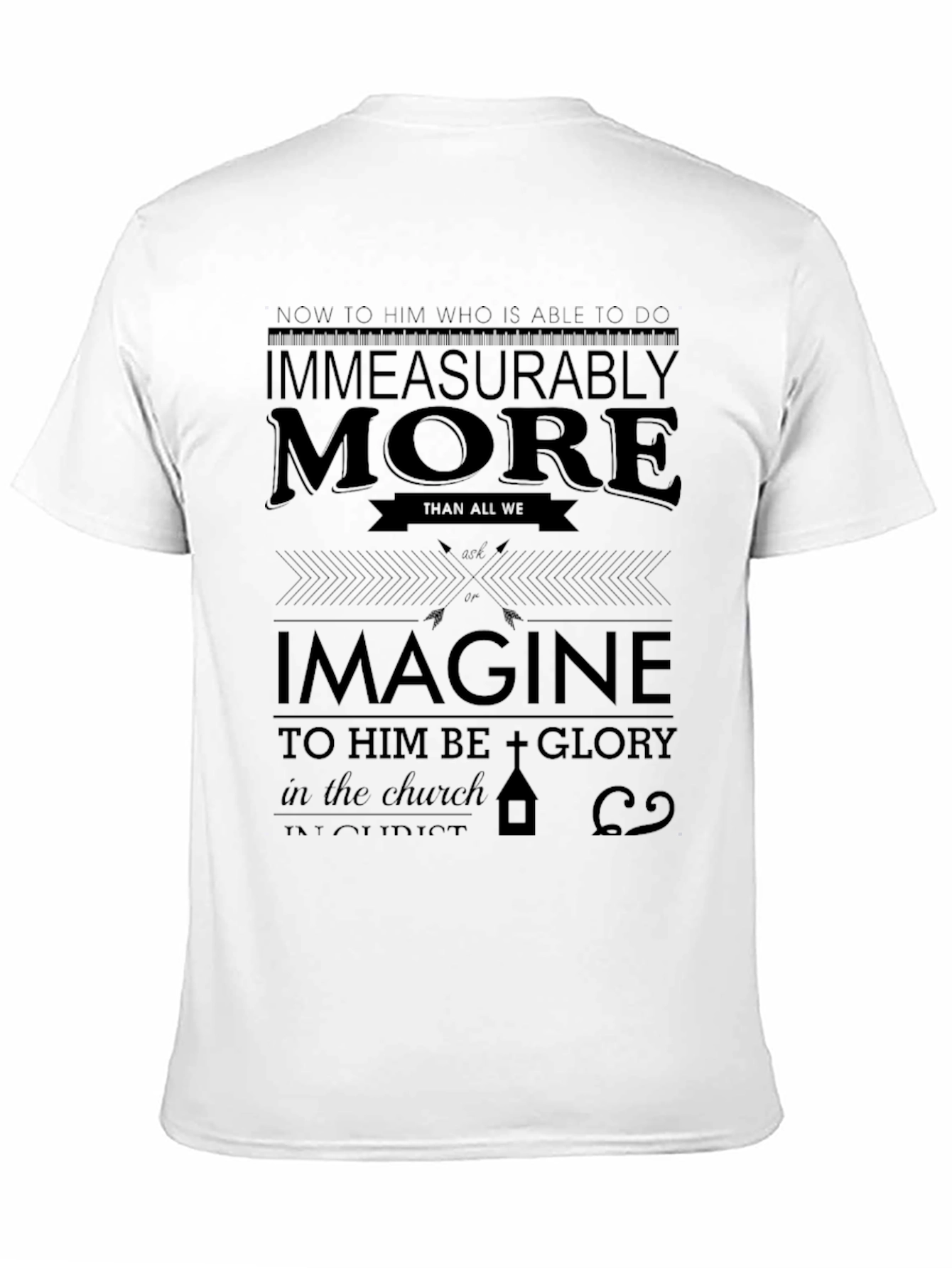 Inspirational Christian T-Shirt - Immeasurably More