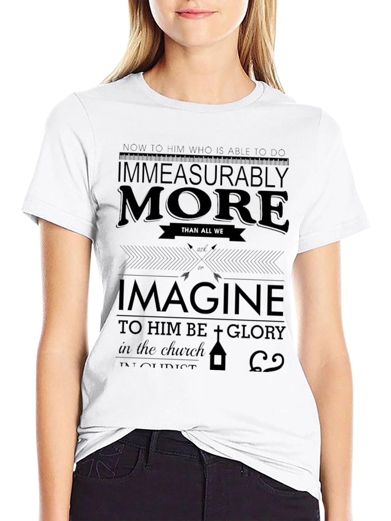 Inspirational Christian T-Shirt - Immeasurably More