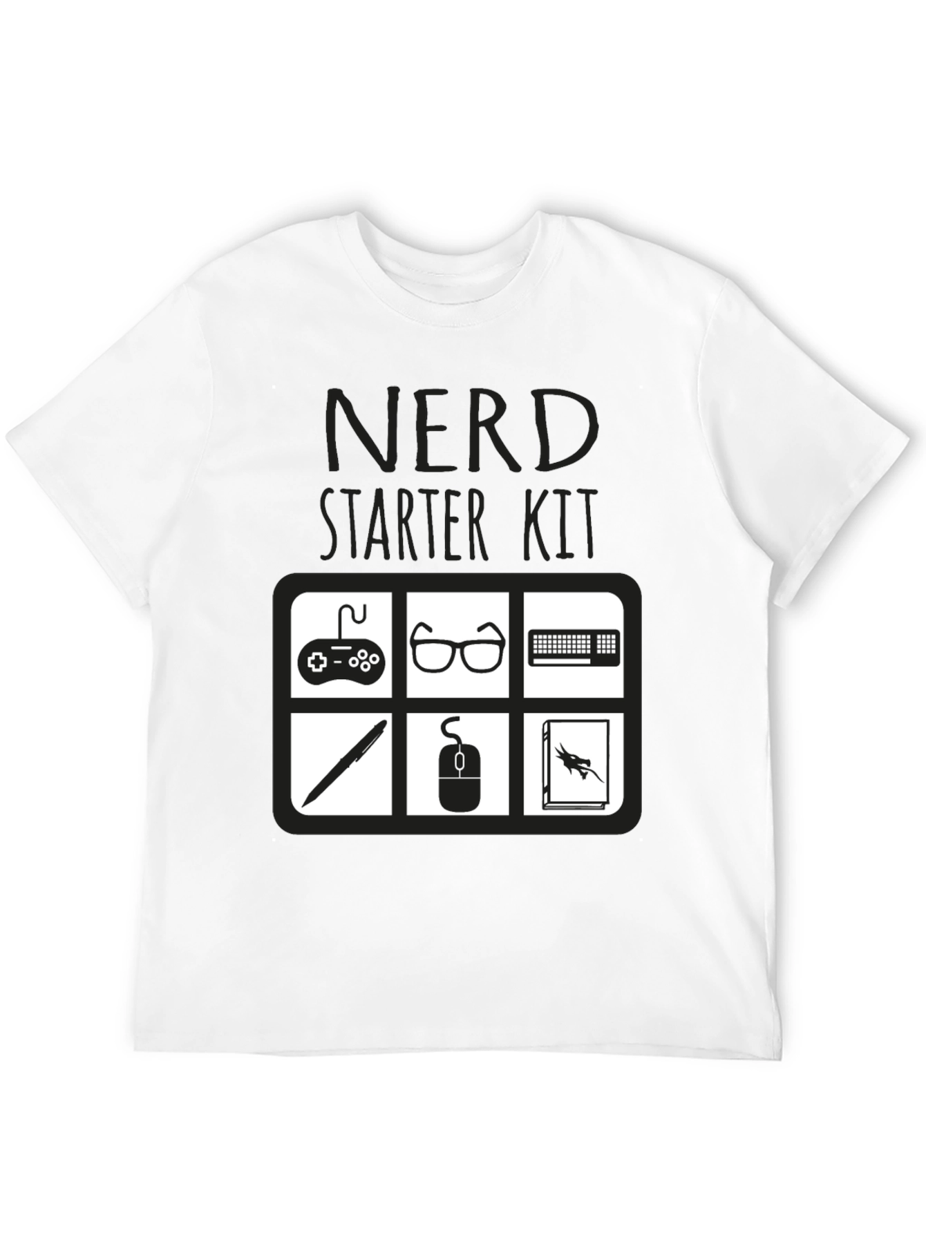 Nerd Starter Kit T-Shirt - Geeky Gamer Tee