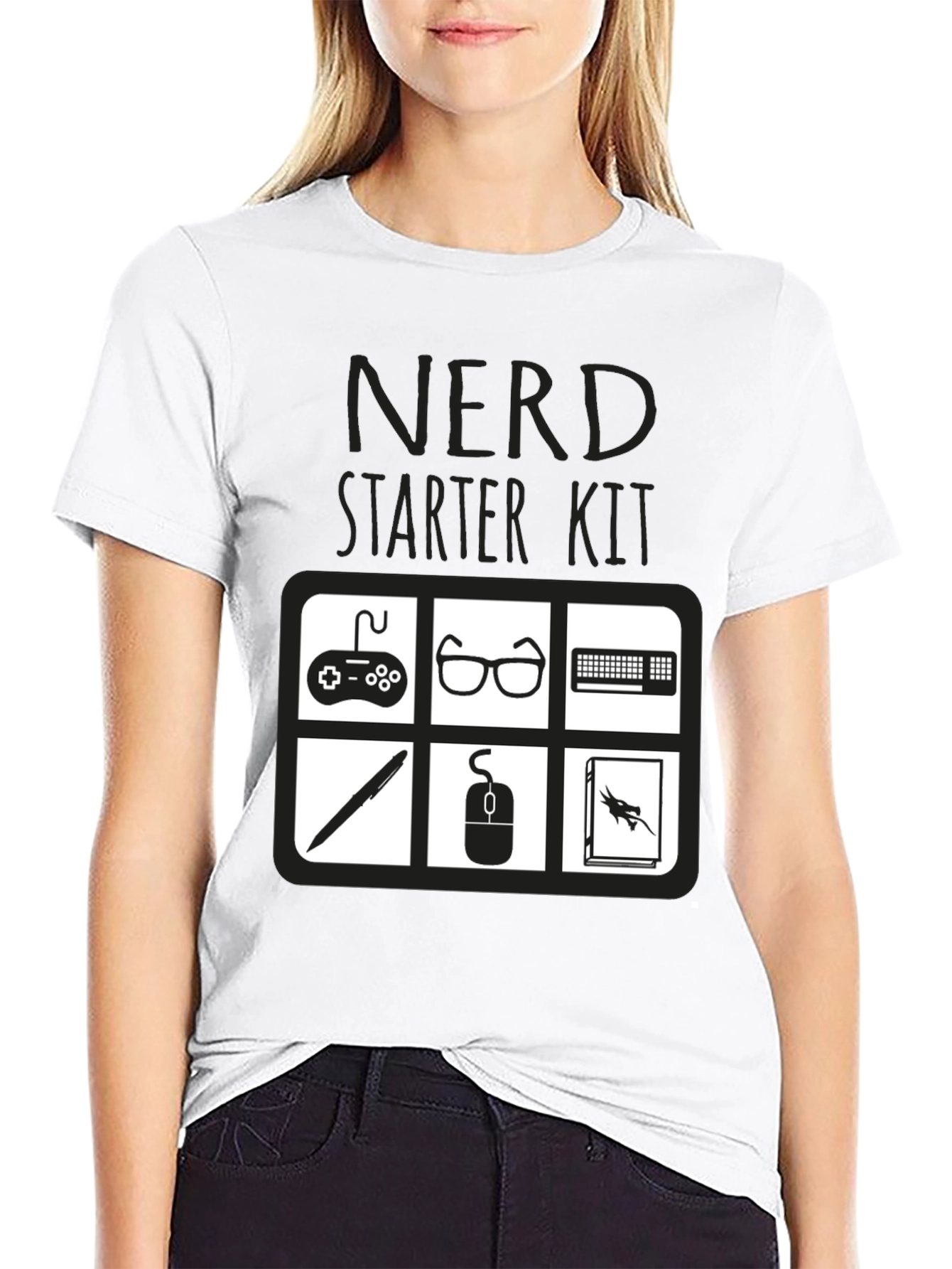 Nerd Starter Kit T-Shirt - Geeky Gamer Tee