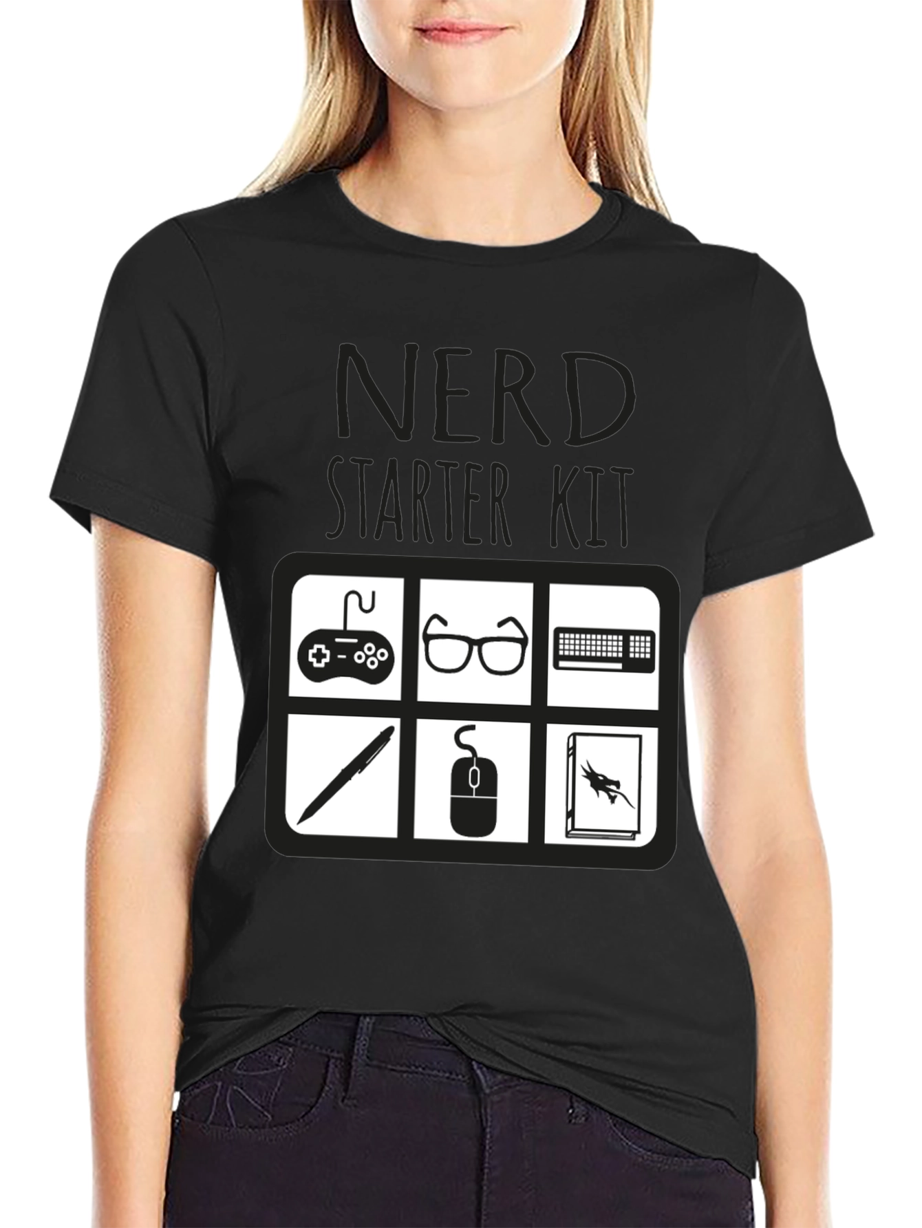 Nerd Starter Kit T-Shirt - Geeky Gamer Tee