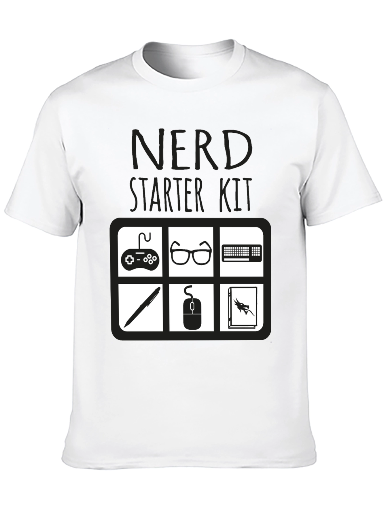 Nerd Starter Kit T-Shirt - Geeky Gamer Tee