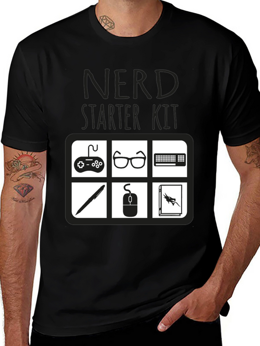 Nerd Starter Kit T-Shirt - Geeky Gamer Tee