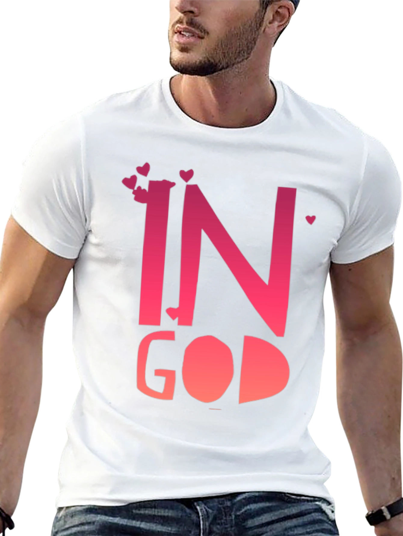 In God T-Shirt Love Faith Spiritual Graphic Tee