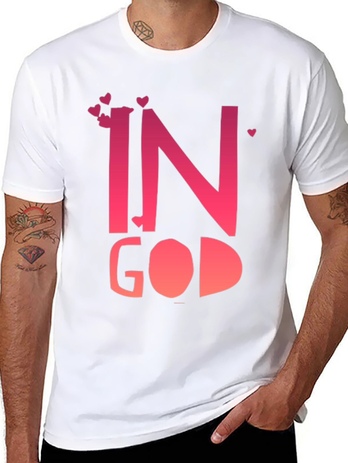 In God T-Shirt Love Faith Spiritual Graphic Tee