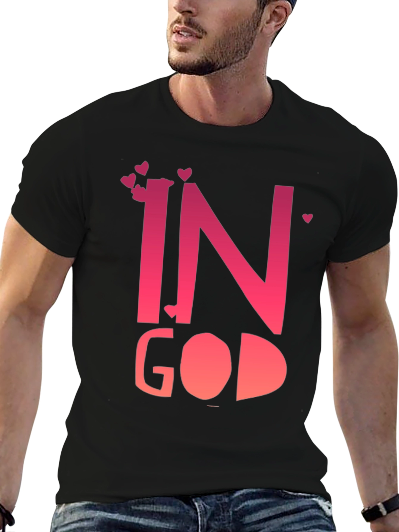 In God T-Shirt Love Faith Spiritual Graphic Tee
