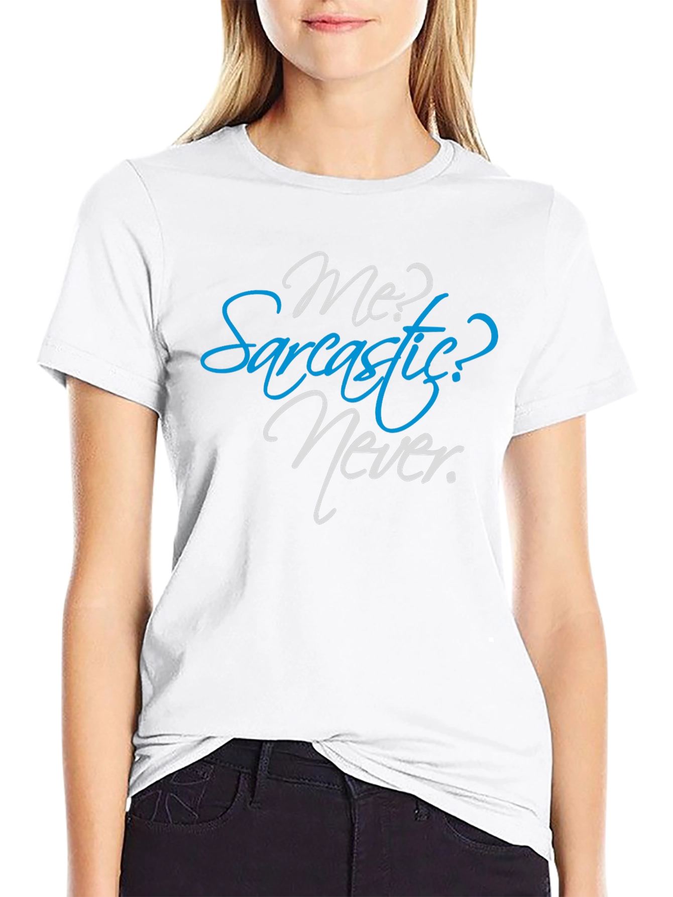 Sarcastic Never Funny Graphic Tee Mens Shirt