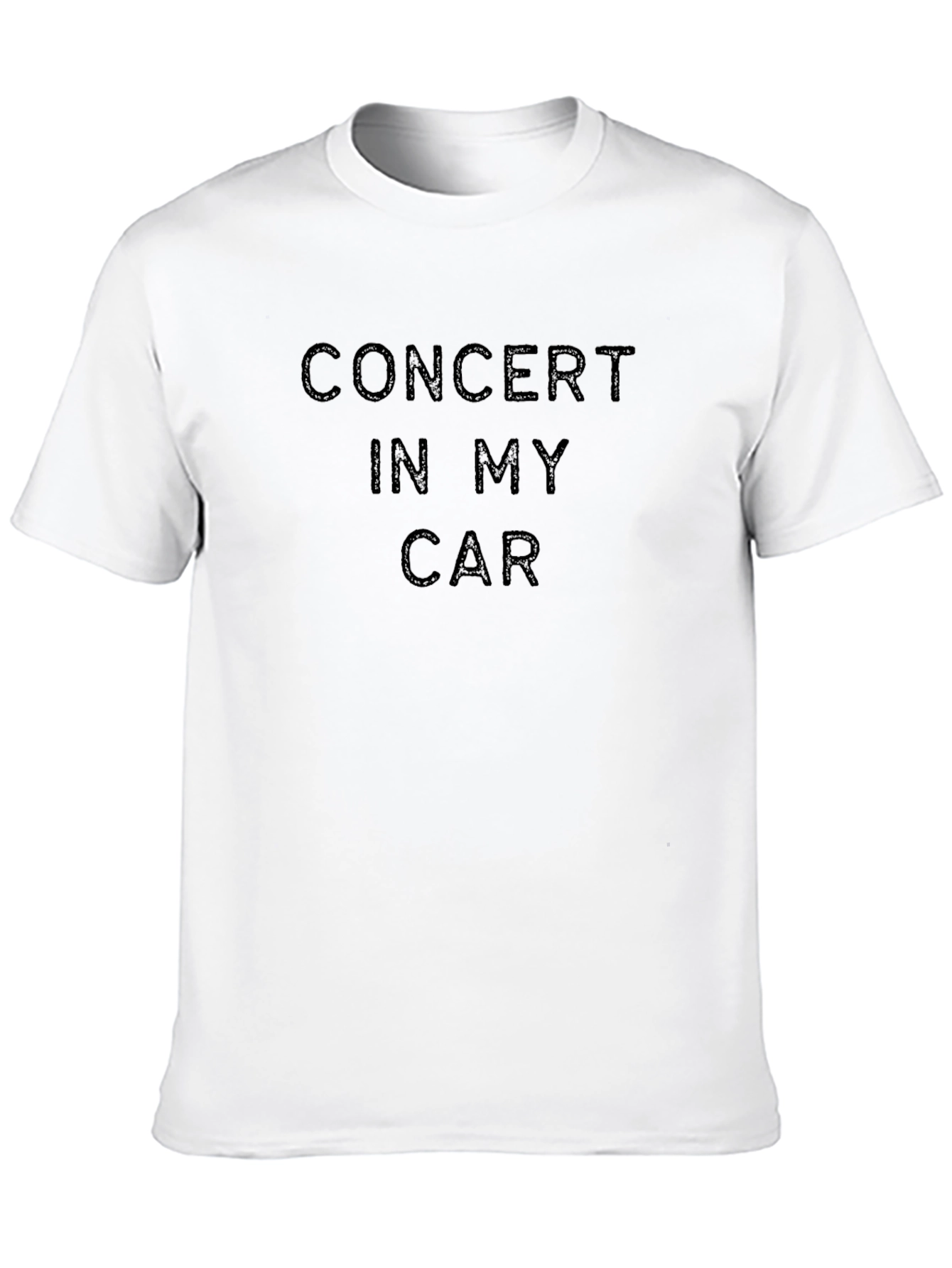 Concert In My Car Black Tee