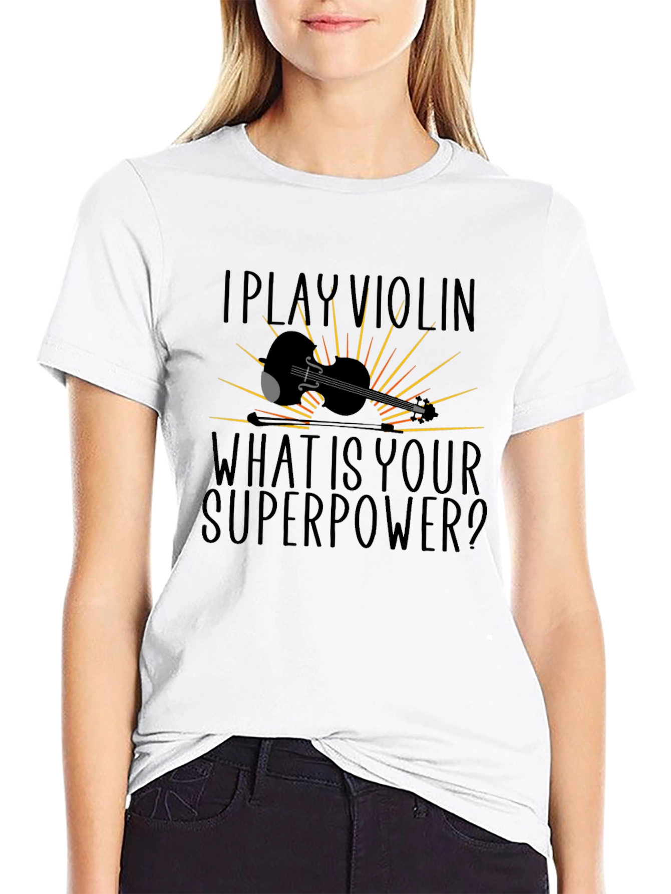 I Play Violin What Is Your Superpower T-Shirt