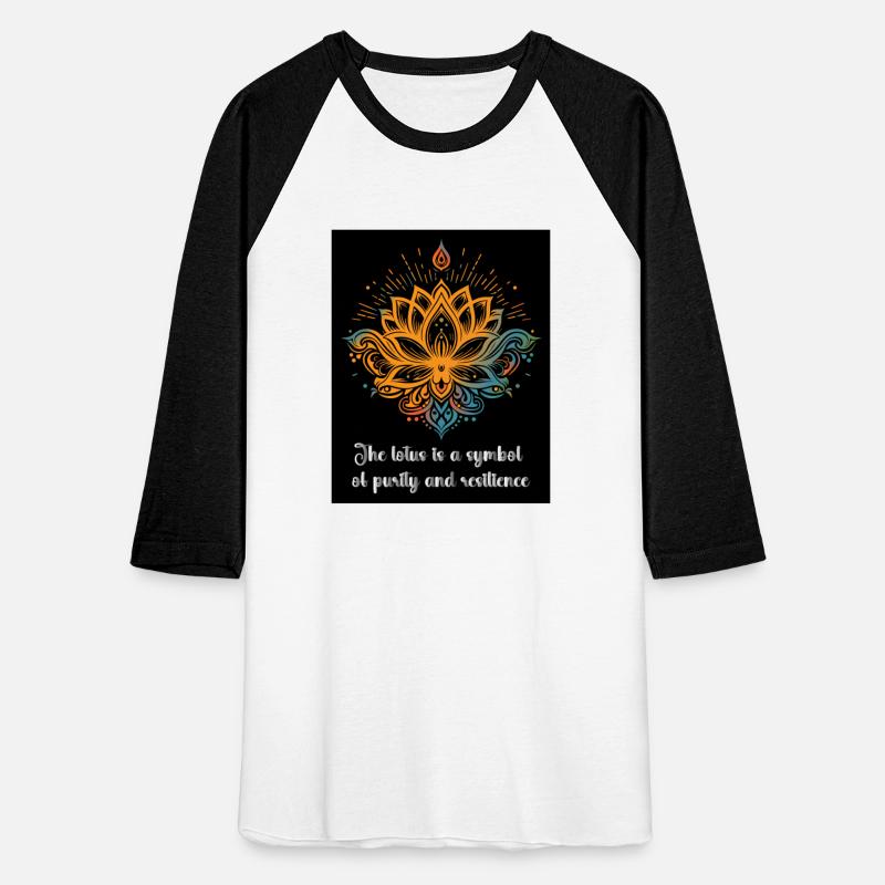 Lotus with typography classical design