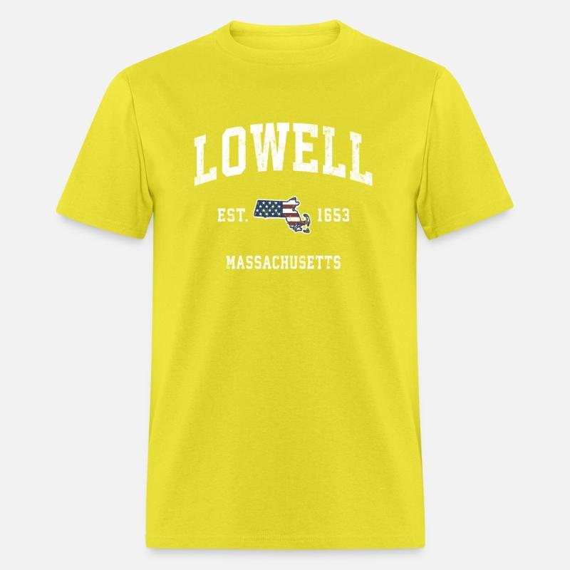 Lowell Massachusetts Ma American Flag Sports