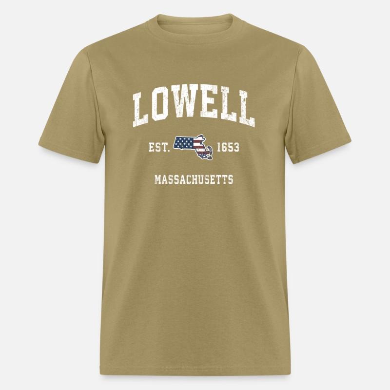 Lowell Massachusetts Ma American Flag Sports
