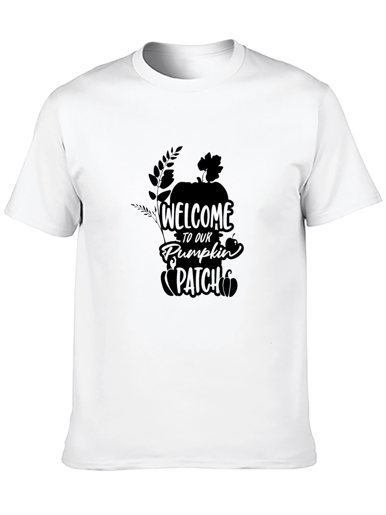 Welcome to Our Pumpkin Patch T-Shirt - Black