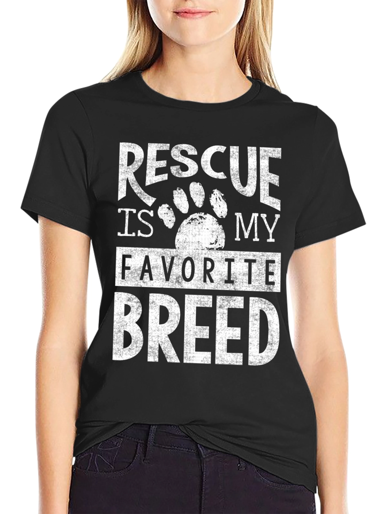 Rescue Is My Favorite Breed T-Shirt