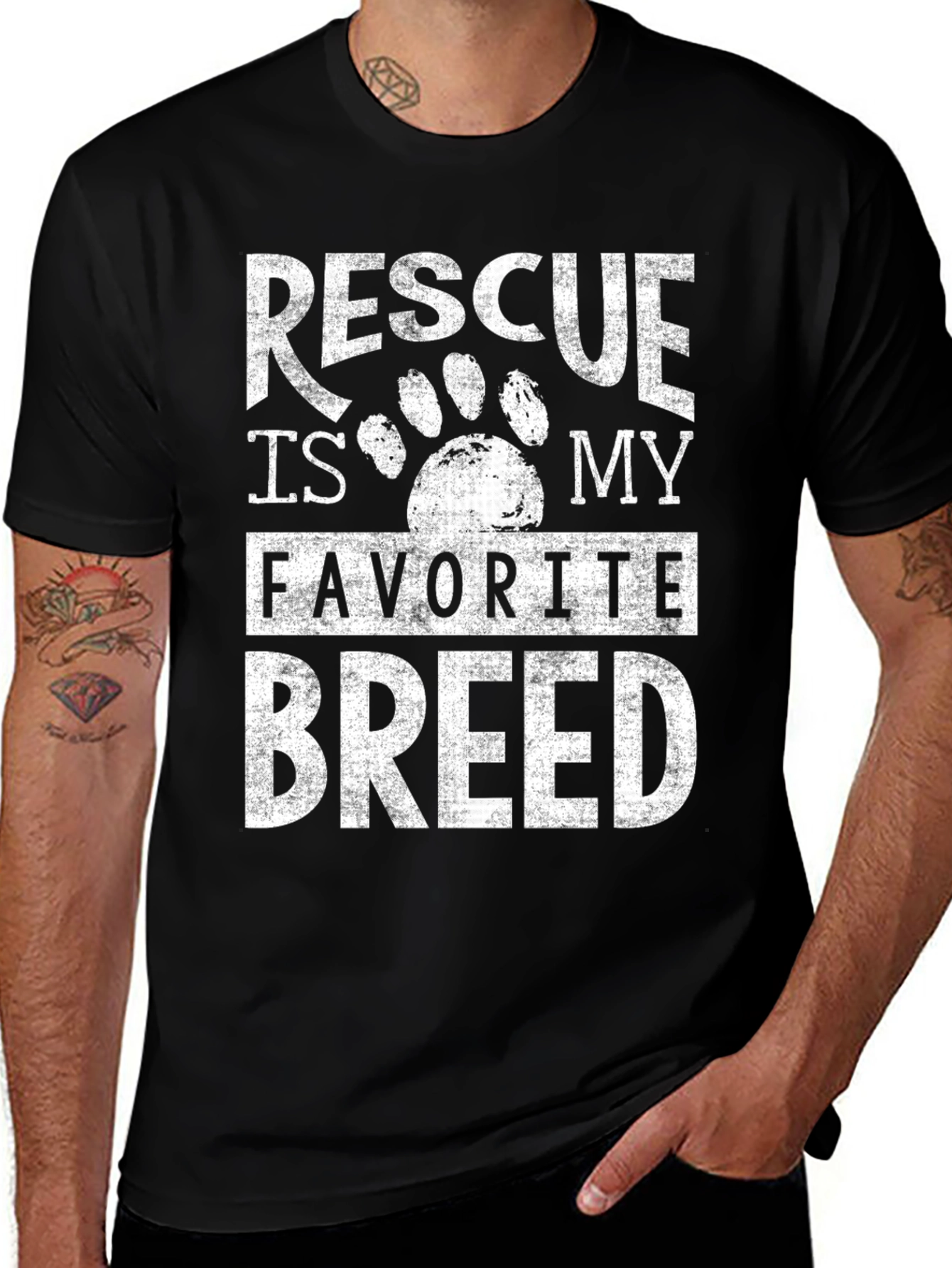 Rescue Is My Favorite Breed T-Shirt