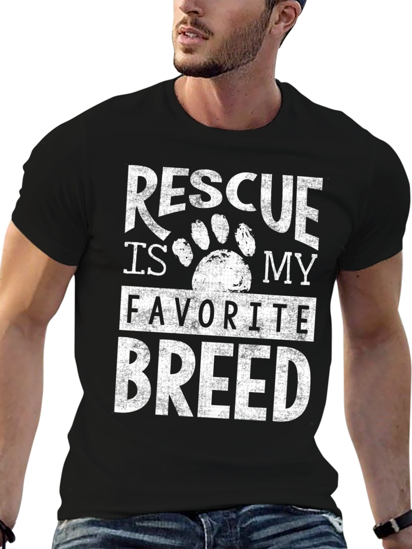 Rescue Is My Favorite Breed T-Shirt