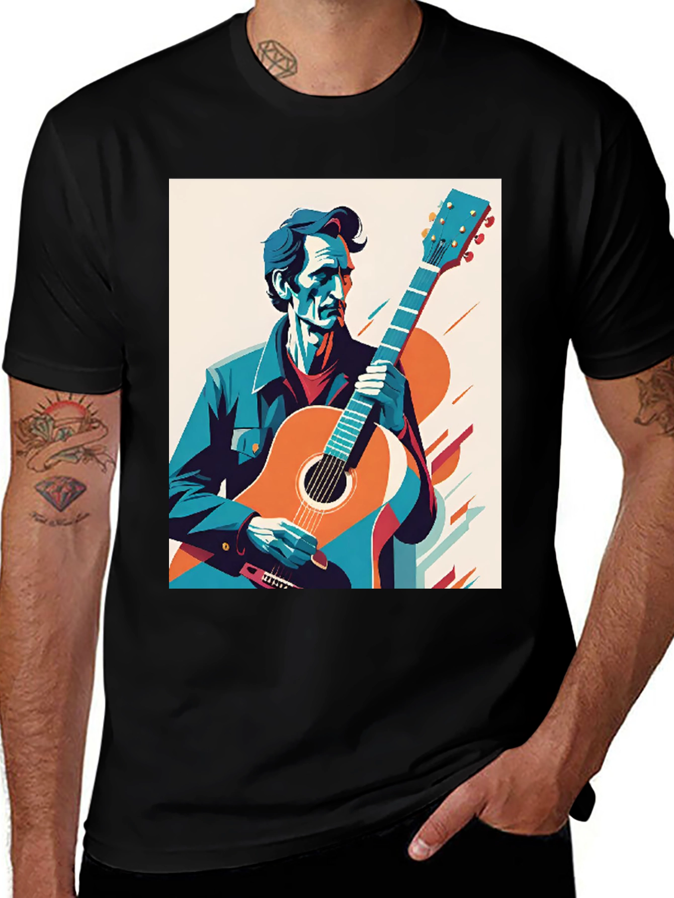 Guitar Man Graphic Tee
