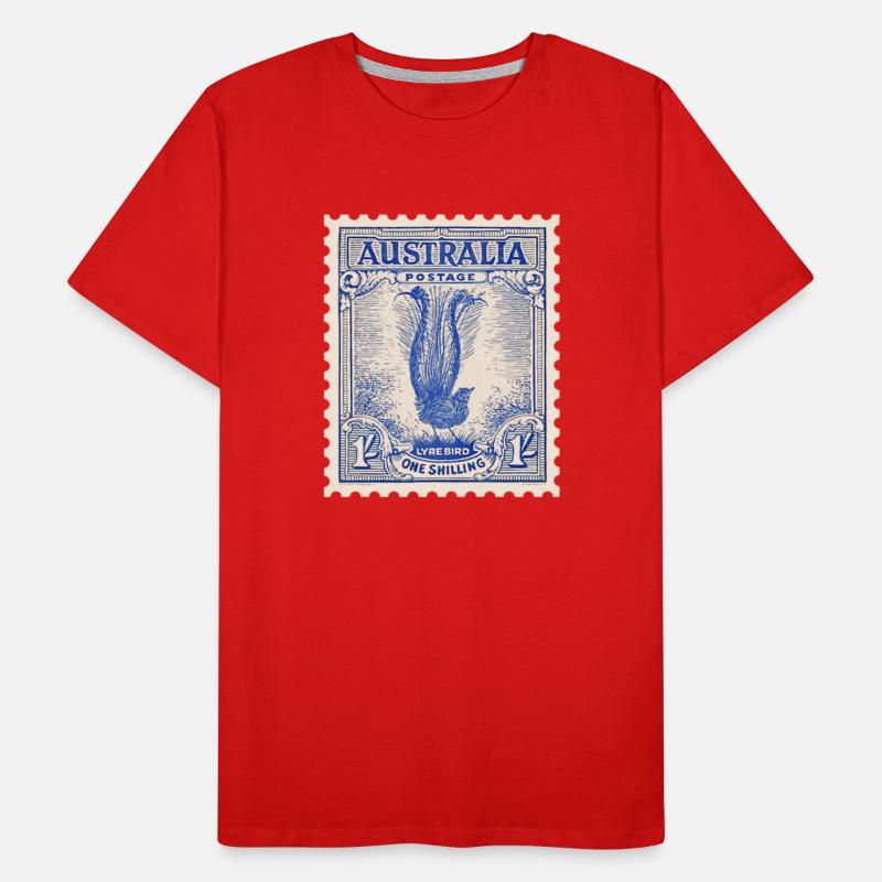 Lyre Bird Postage Stamp