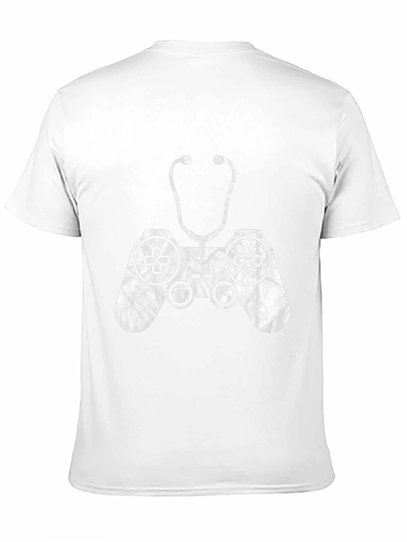 Gamer Medic Tee - Controller Stethoscope Graphic T-Shirt