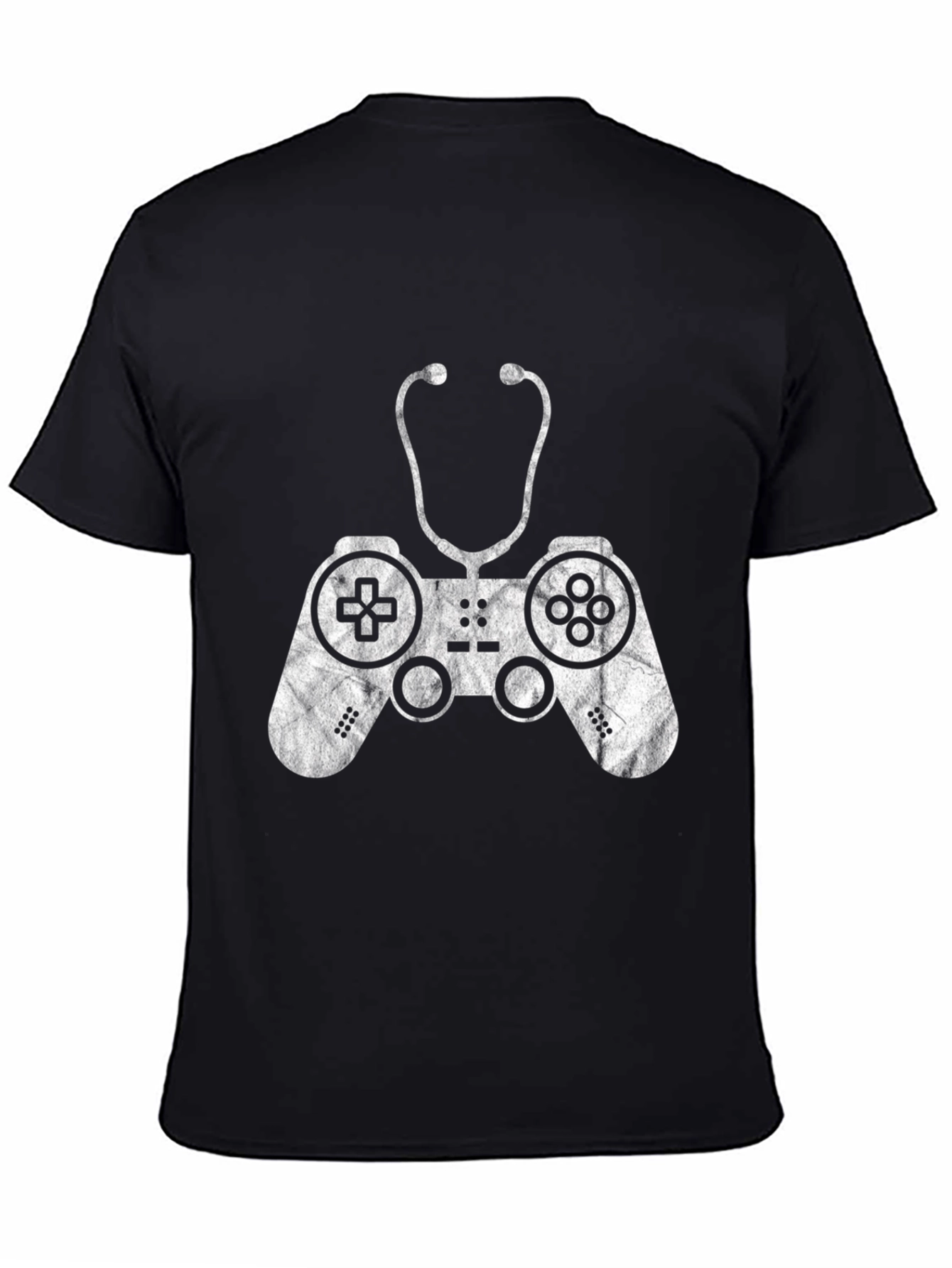 Gamer Medic Tee - Controller Stethoscope Graphic T-Shirt